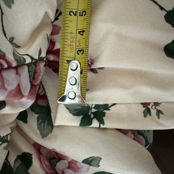 NWT Antonio Melani x The Style Bungalow | Miraflores Floral Print Puff Crop Top - Picture 8 of 15